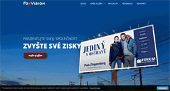 Desktop Screenshot of foxvision.cz